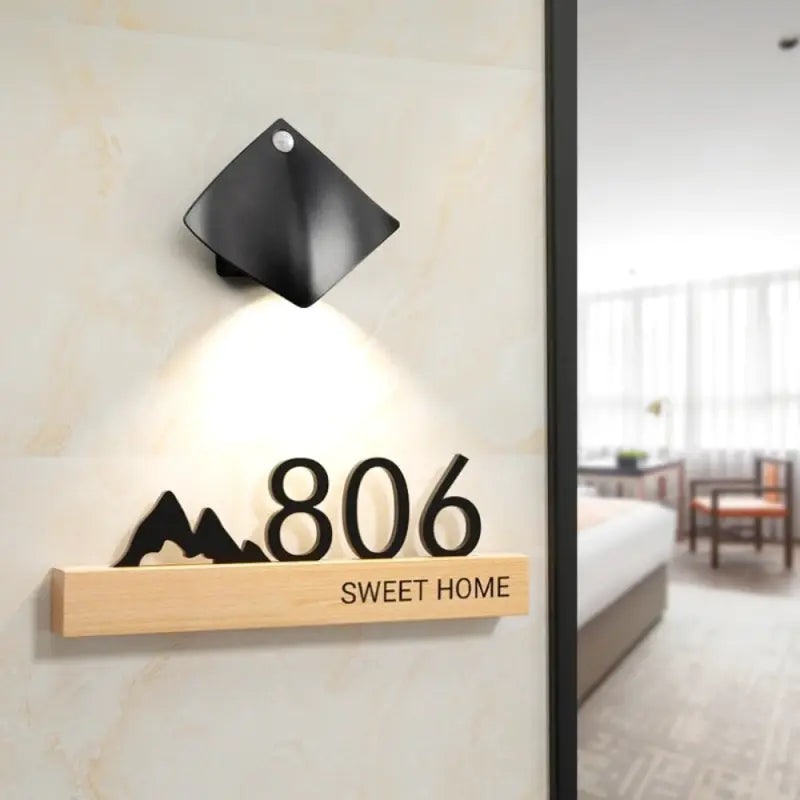 Hausnummernschild Design