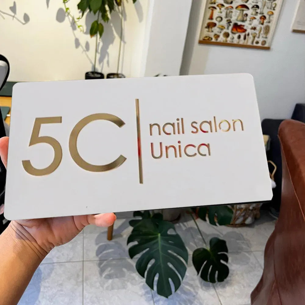 Hausnummernschild für dekorative Außenplakette