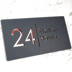 Hausnummernschild Luxuriös