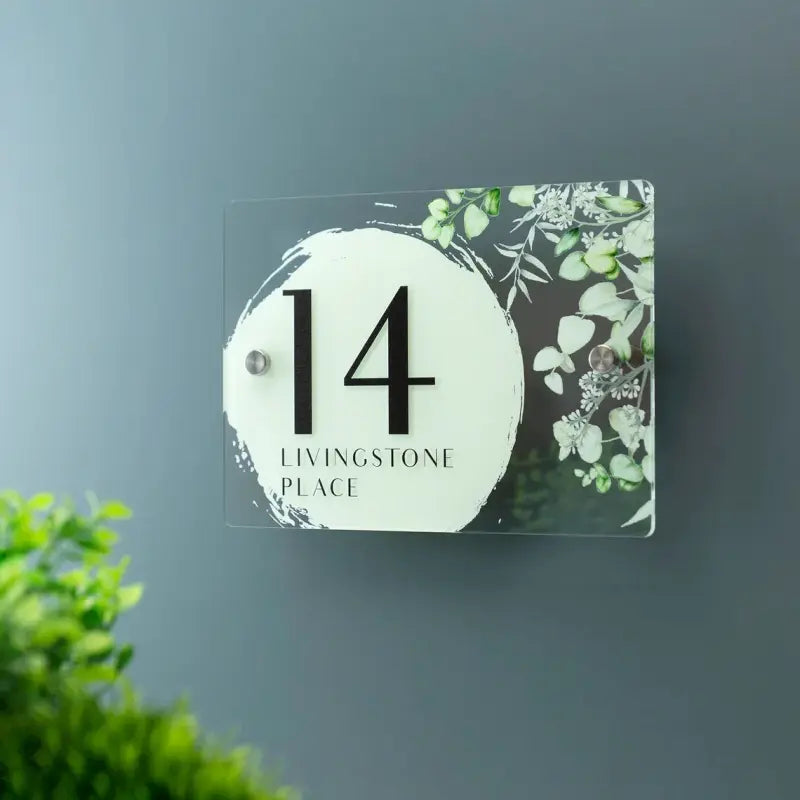 Hausnummernschild Personalisiert