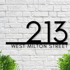 Hausnummernschild Personalisiert Elegant