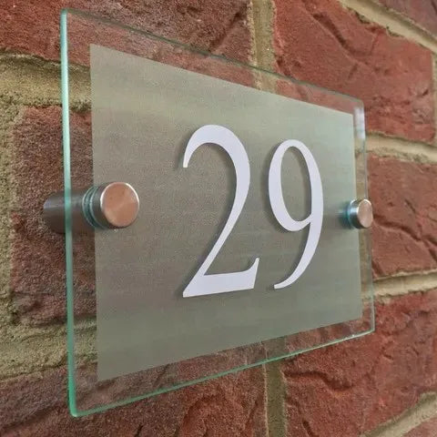 Hausnummernschild schick