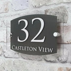 Hausnummernschild schick