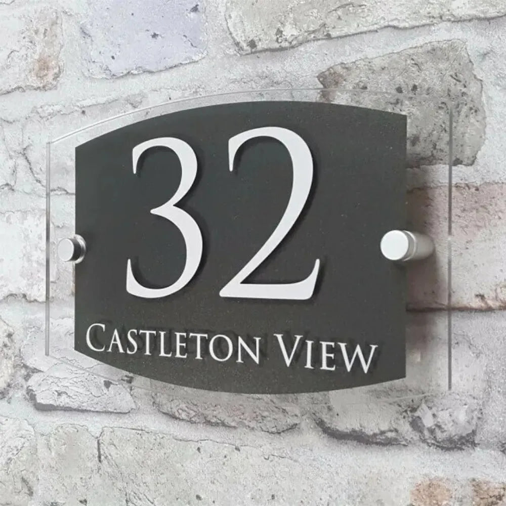 Hausnummernschild schick