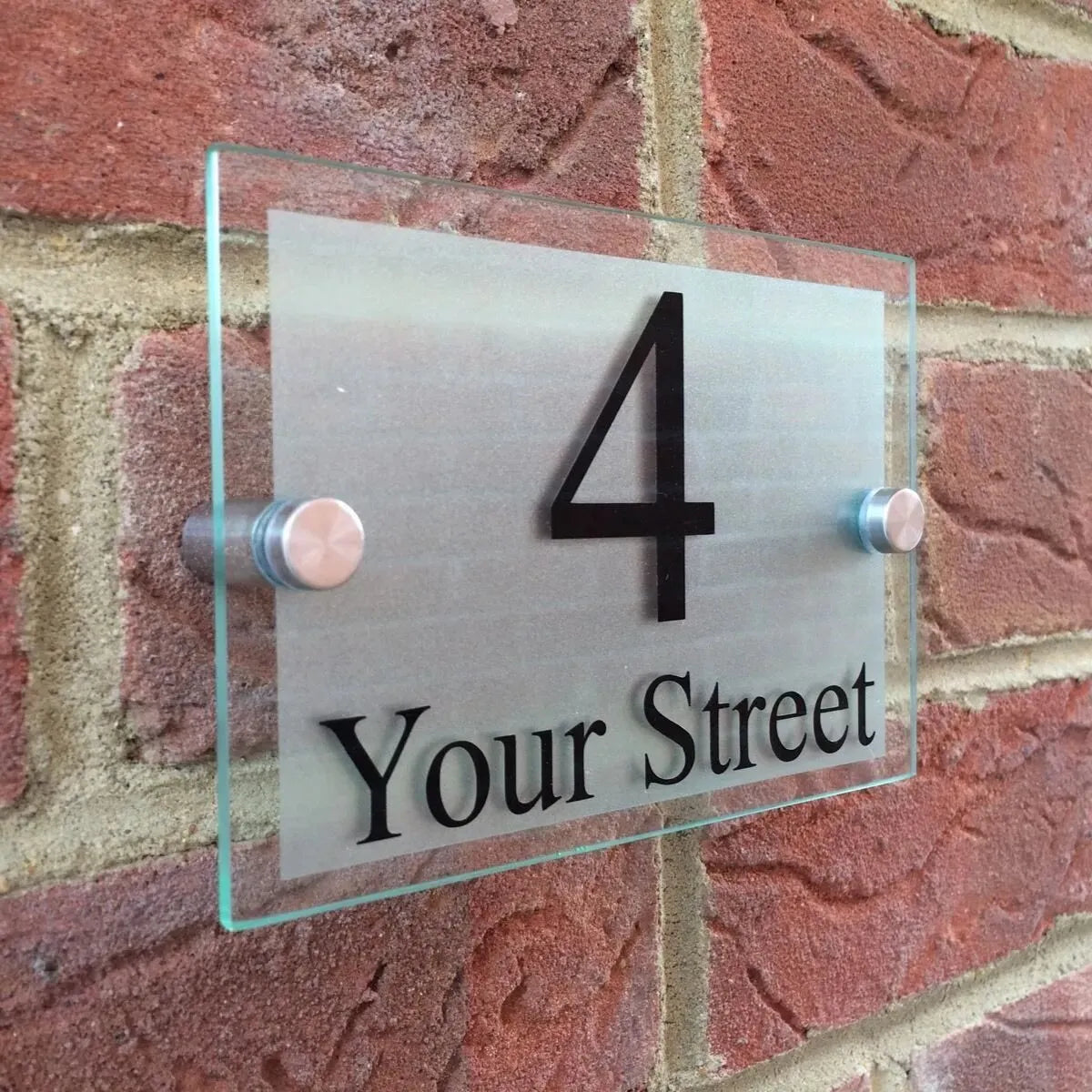 Hausnummernschild schick