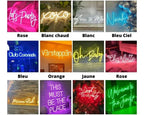Neon Schild personalisiert LED