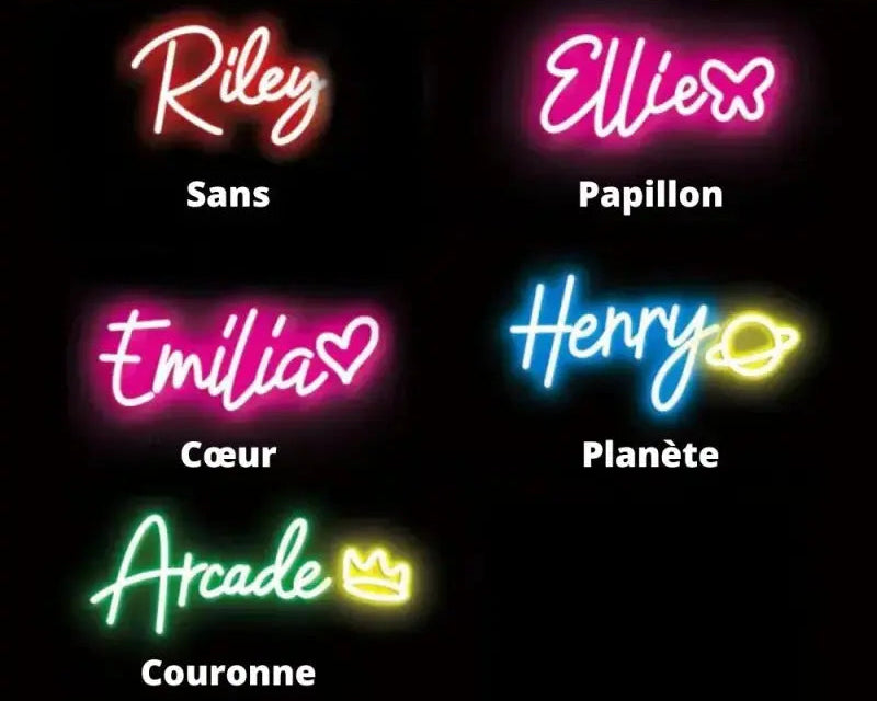 Neon Schild personalisiert Name