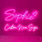 Neon Schild personalisiert Name