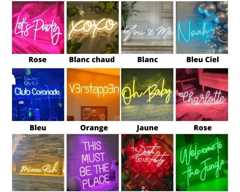 Neon Schild personalisierte Beleuchtung