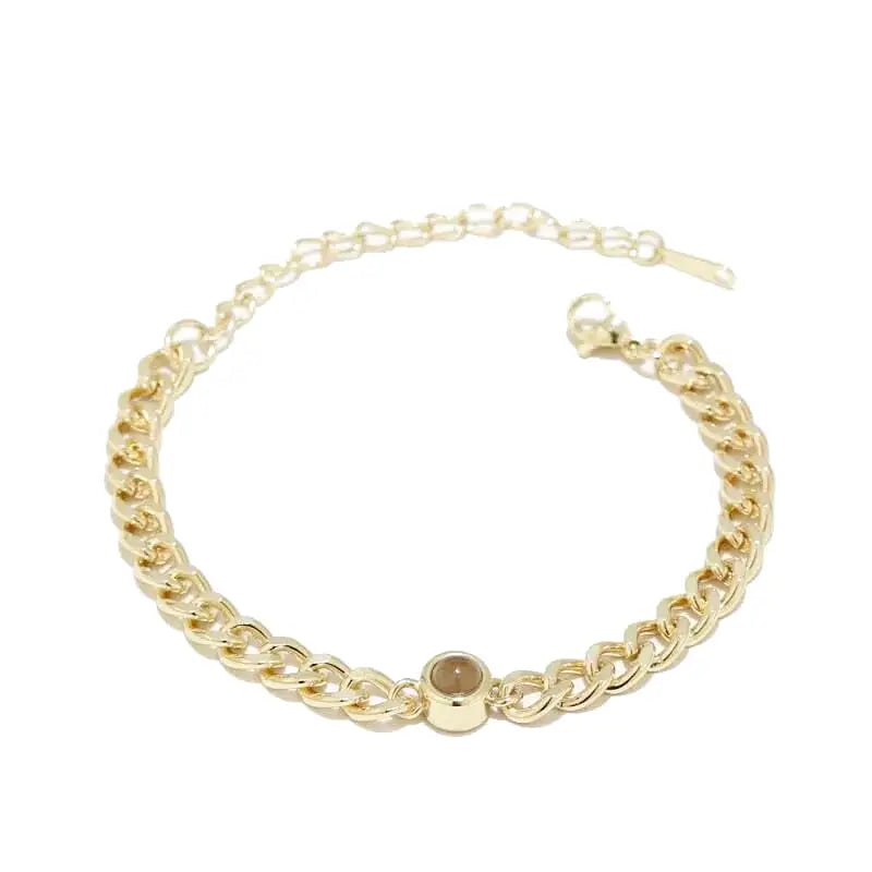 Personalisierte Armband mit Bild, elegante Kette