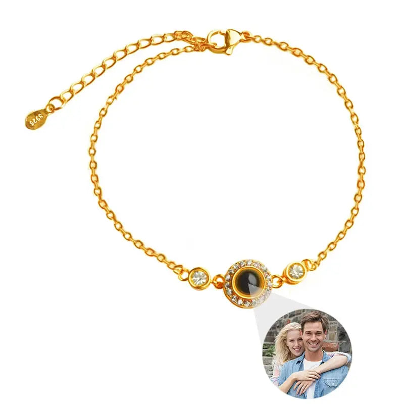 Personalisierte Armband mit Bild für Frauen, elegant