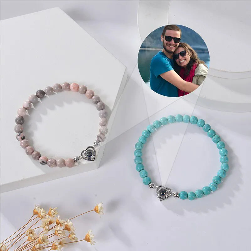 Personalisierte Armband mit Bild Pearl