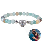 Personalisierte Armband mit Bild Pearl