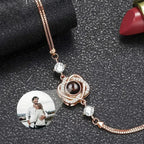 Personalisierte Armband mit Bild, Silber