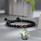 Personalisierte Armband mit Bild Tigerauge