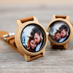 Personalisierte Armband mit Bild-Uhr