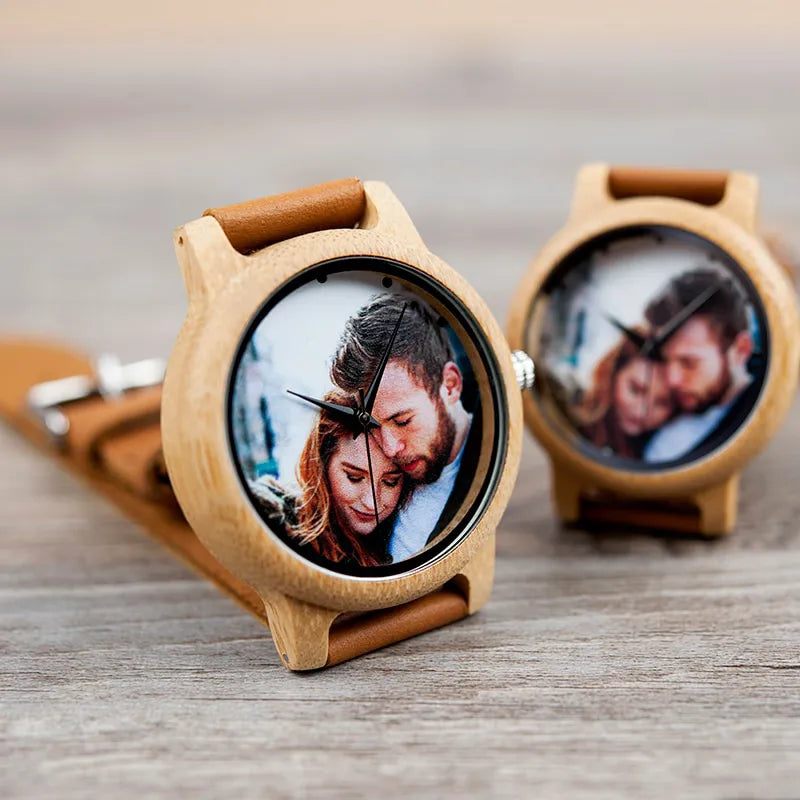 Personalisierte Armband mit Bild-Uhr