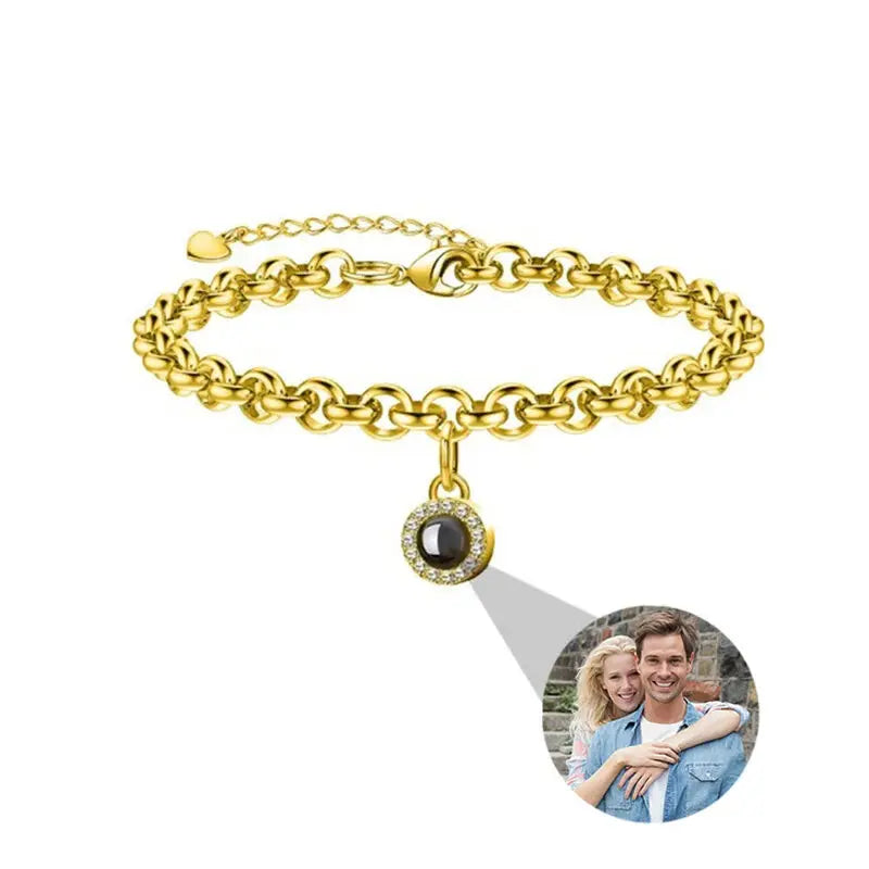 Personalisierte Armband mit Bild und Anhänger