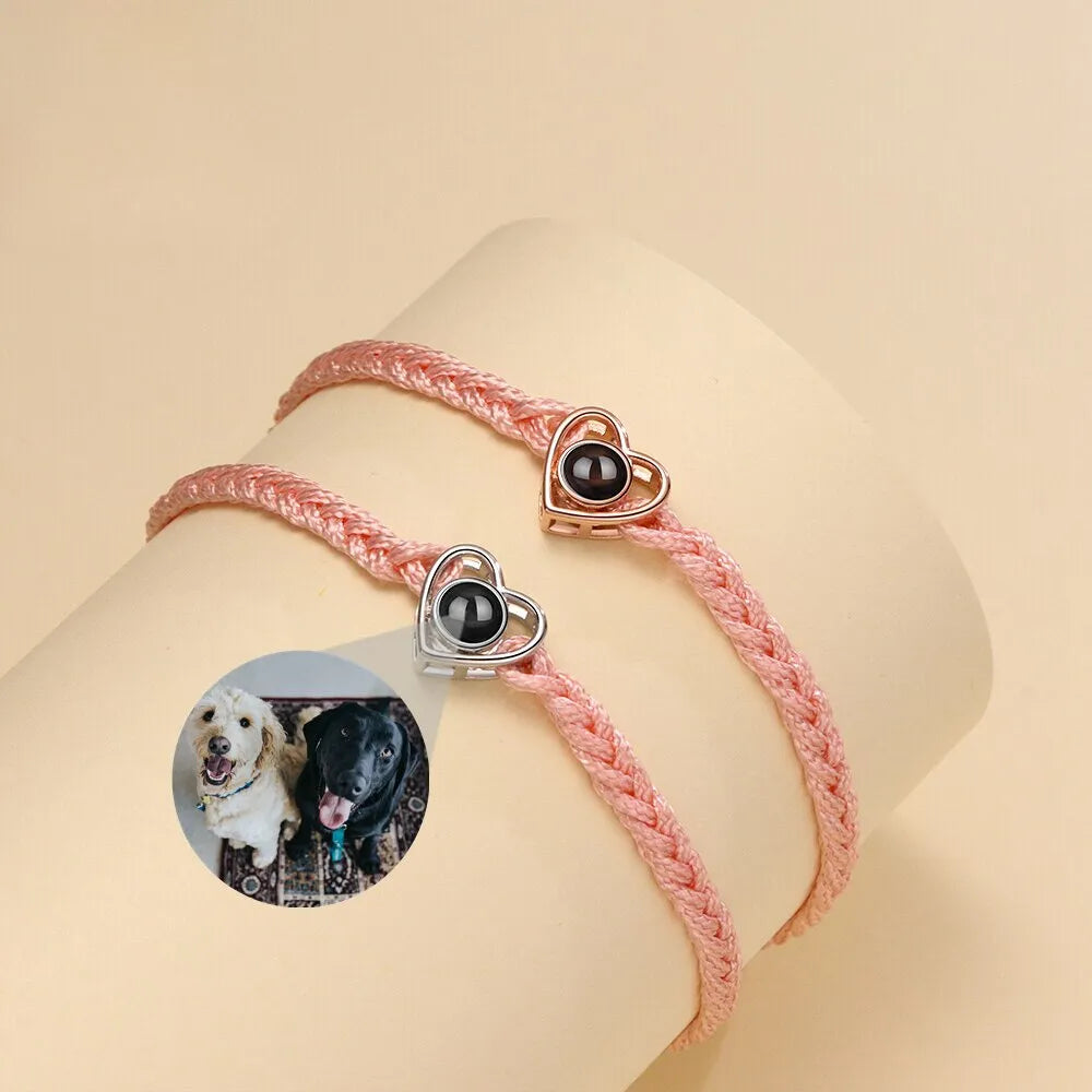 Personalisierte Armband mit Bild und Schnur