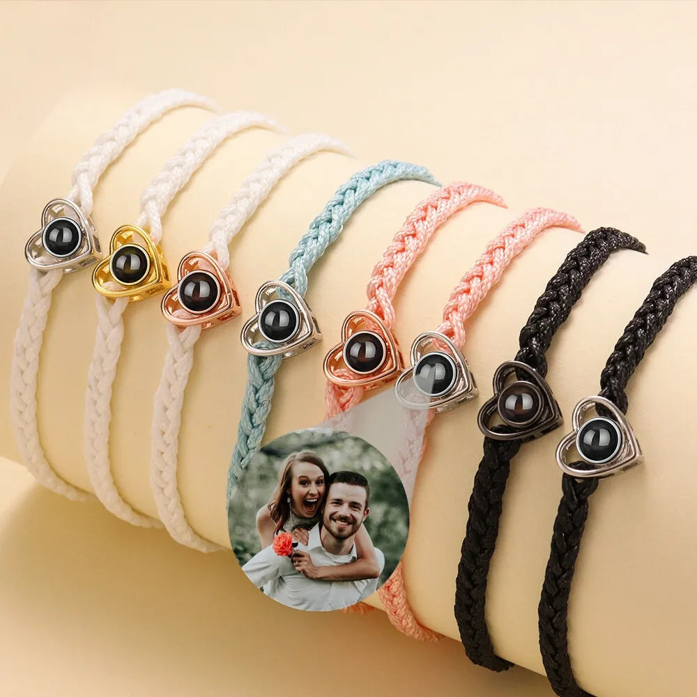 Personalisierte Armband mit Bild und Schnur