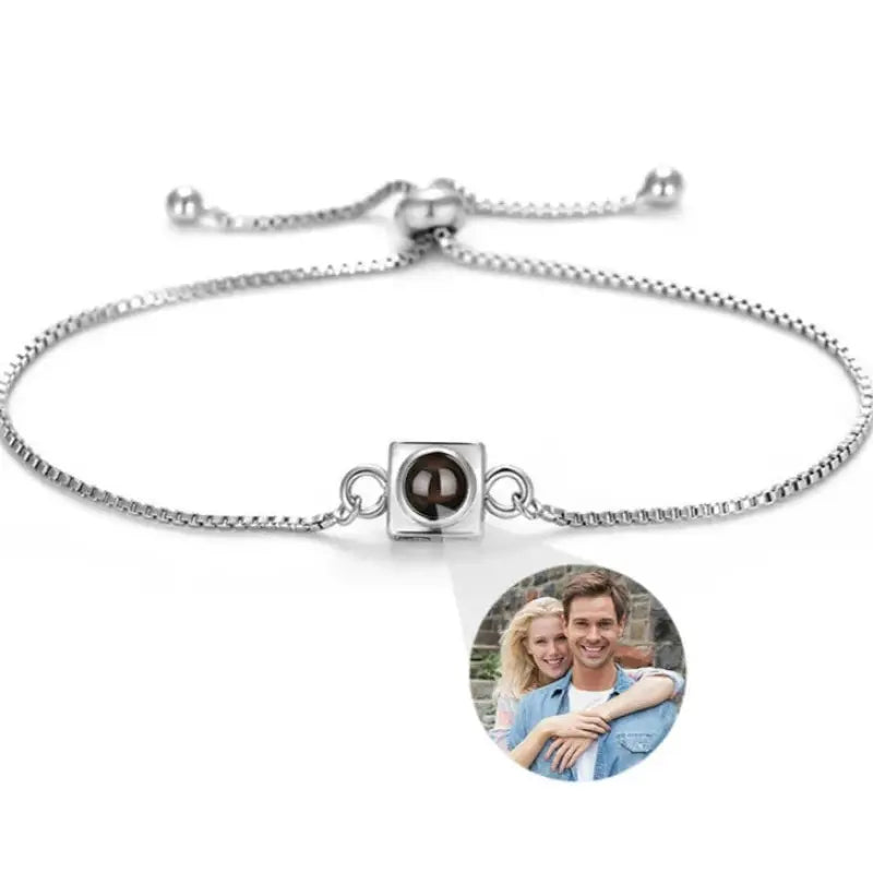 Personalisierte Armbänder für Herren mit Fotoprojektion