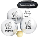 Personalisierte Boulekugeln mit Logo