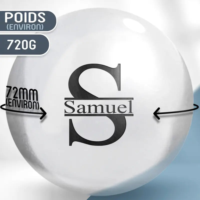 Personalisierte Boulekugeln mit Logo