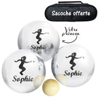 Personalisierte Boulekugeln mit Logo