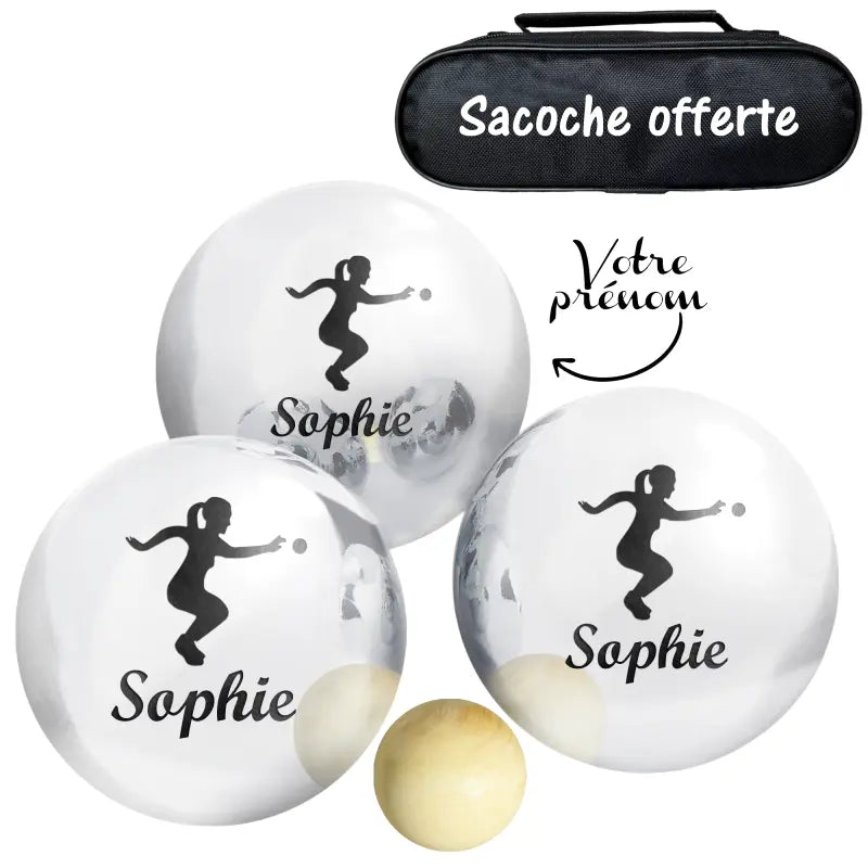 Personalisierte Boulekugeln mit Logo