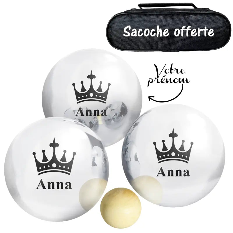 Personalisierte Boulekugeln mit Logo