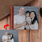 Personalisierte Geldbörse aus Leder für Herren