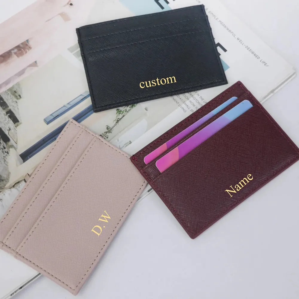 Personalisierte Geldbörse mit Kartenfach