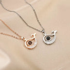 Personalisierte Halskette für Damen Foto Wal