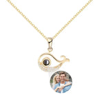 Personalisierte Halskette für Damen Foto Wal