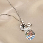 Personalisierte Halskette für Damen Foto Wal