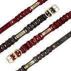 Personalisierte Hundehalsband Geschnitztes Jagdhund