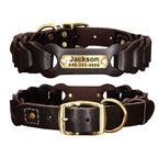 Personalisierte Hundehalsband Geschnitztes Jagdhund