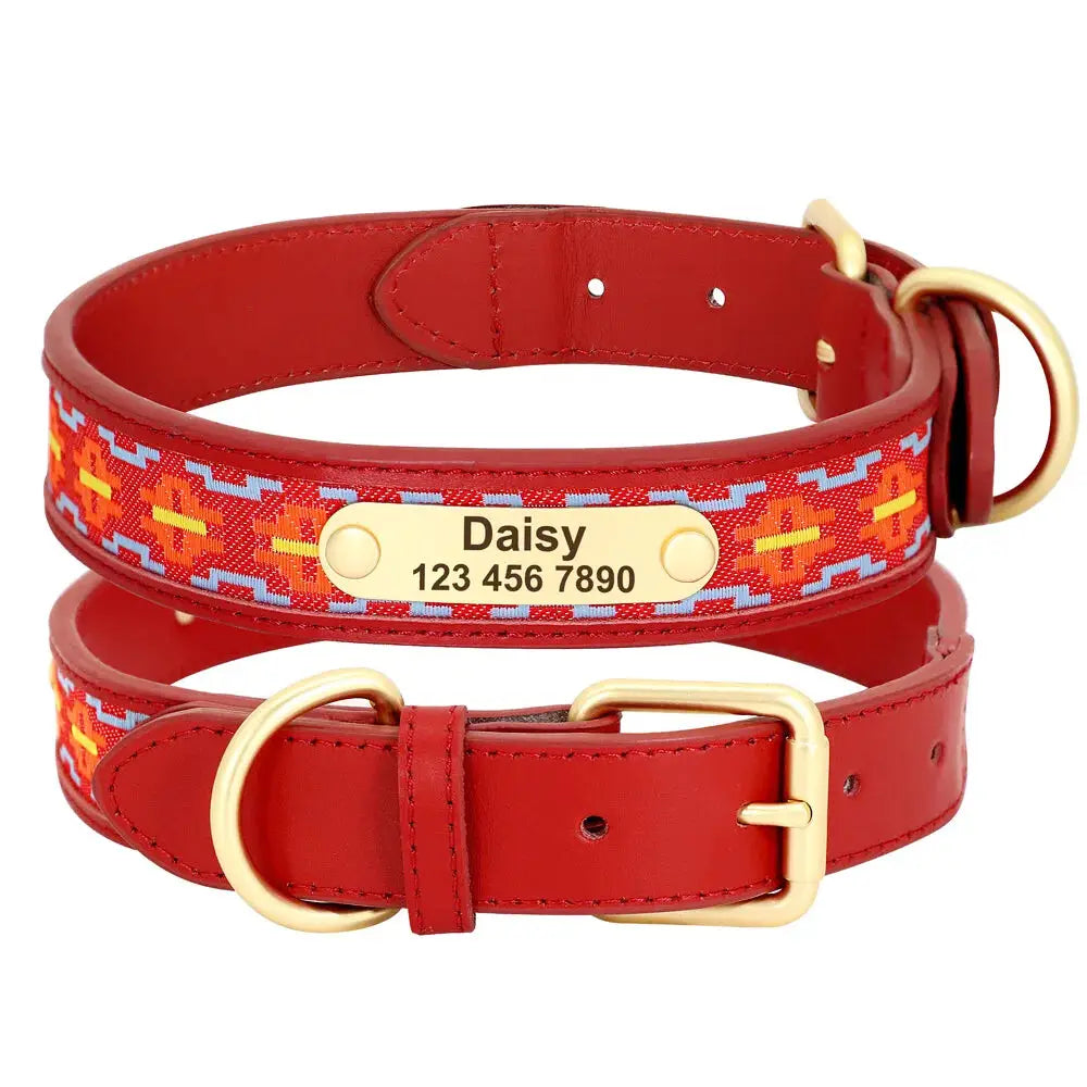Personalisierte Hundehalsband Graviert