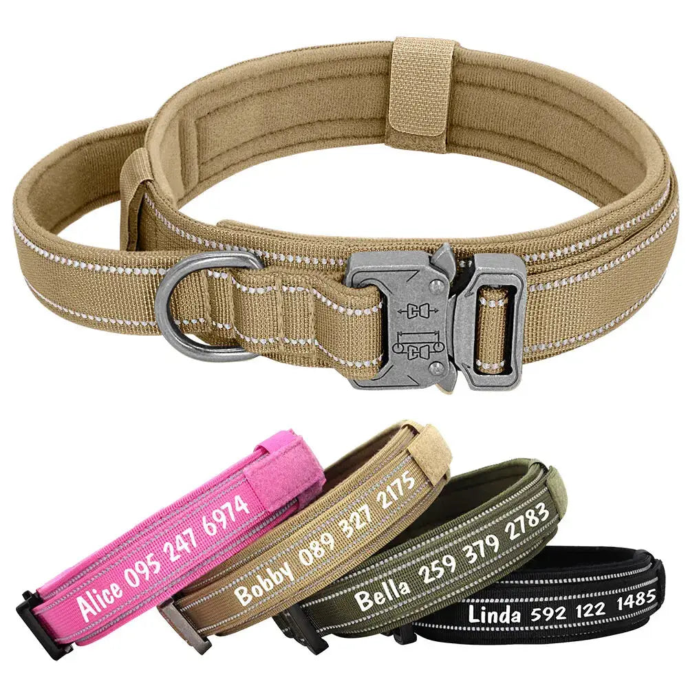 Personalisierte Hundehalsband Large