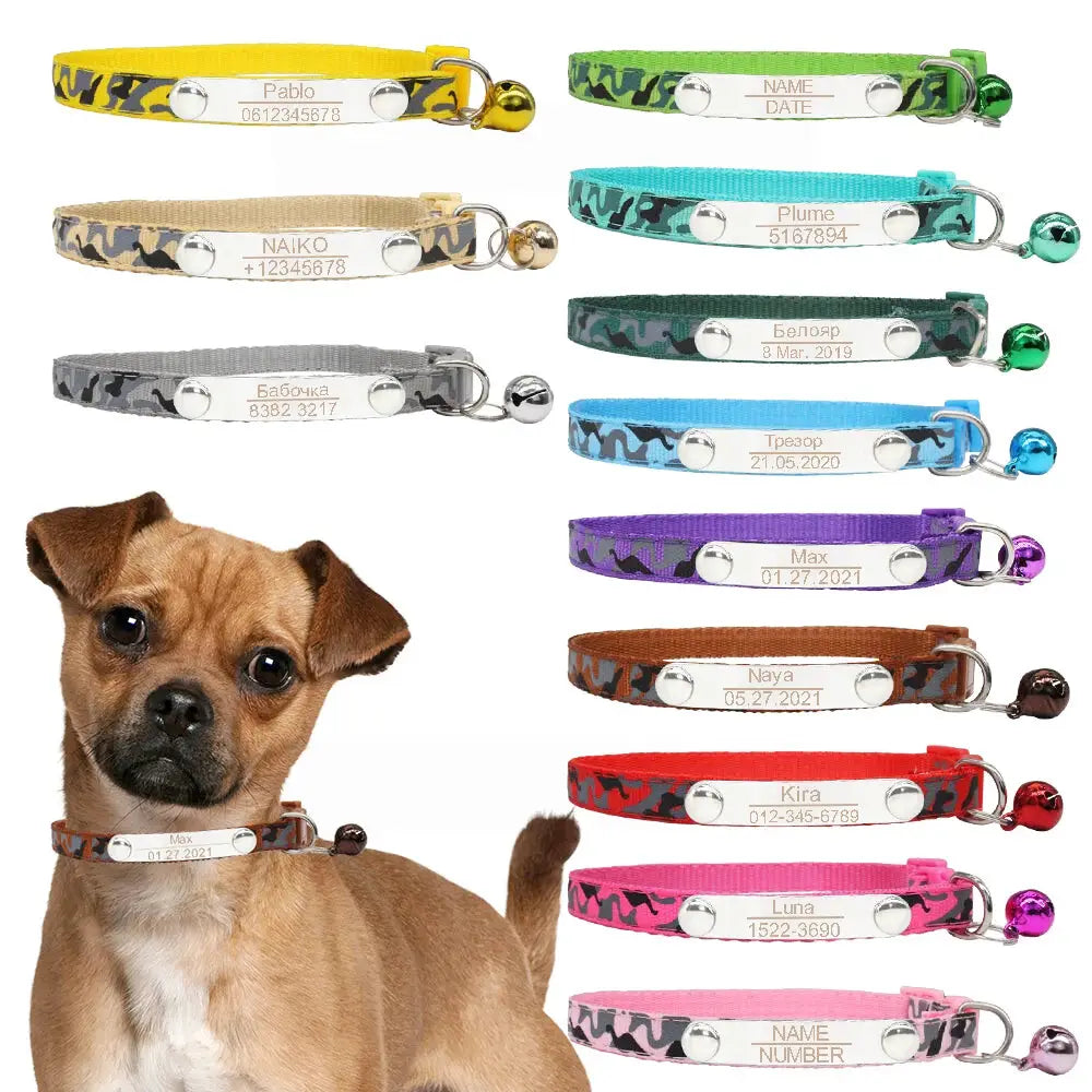 Personalisierte Hundehalsband mit Gravur