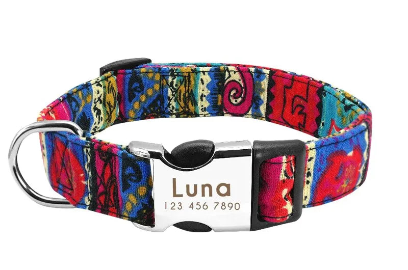 Personalisierte Hundehalsband, mit Namensaufdruck