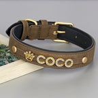 Personalisierte Hundehalsband mit Strasssteinen