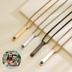 Personalisierte Kette mit Namen Fotogravur