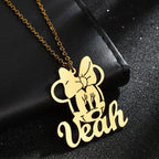 Personalisierte Kette mit Namen Kinderzeichnung