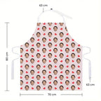 Personalisierte Küchenschürze Gesicht