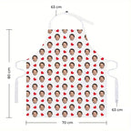 Personalisierte Küchenschürze Gesicht