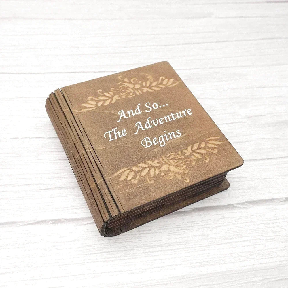 Personalisierte Schachtel Holzring