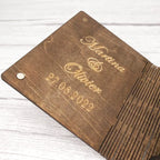 Personalisierte Schachtel Holzring