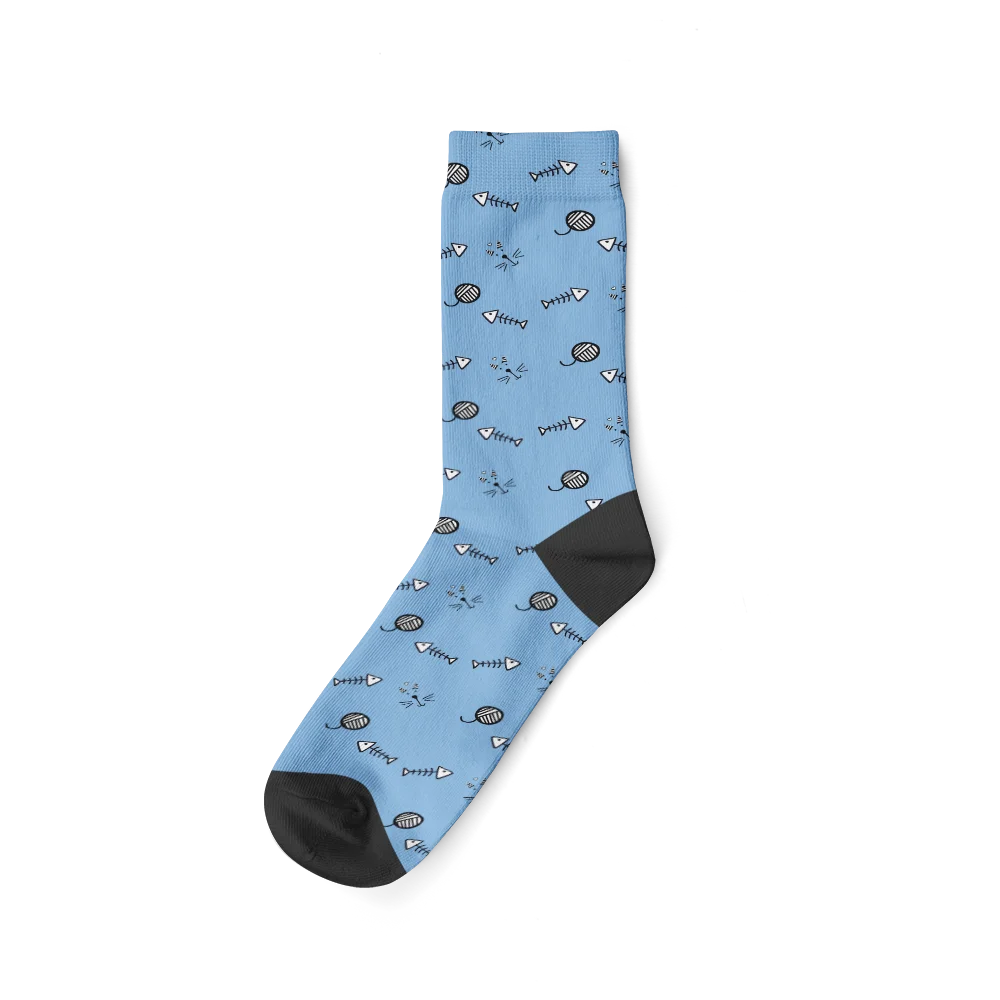 Personalisierte Socken Katze