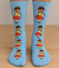 Personalisierte Socken Schule